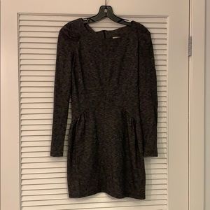 Grey Marled long sleeve dress